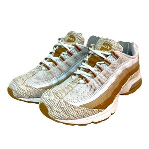 Nike Air Max 95 Zen Women's Beige Linen Brown White Wheat